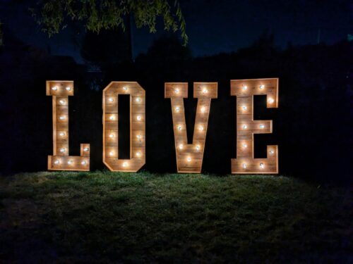 Lettres LOVE 1,50 m – Image 3