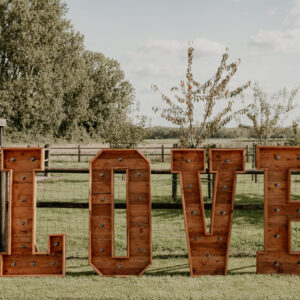 Lettres LOVE 1,50 m