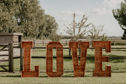 Lettres LOVE 1,50 m