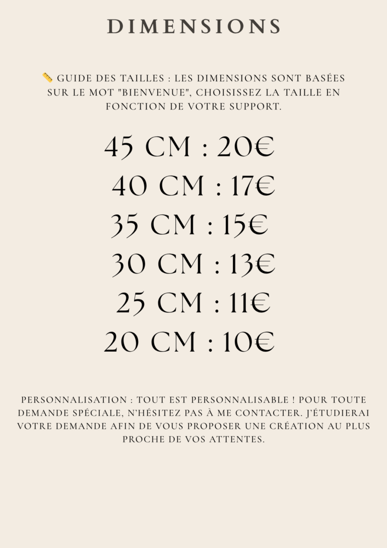Copie de Beige Minimalist Beauty Price List Flyer