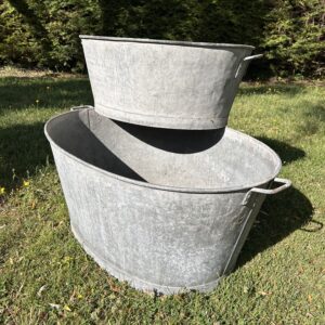 Bassine en zinc