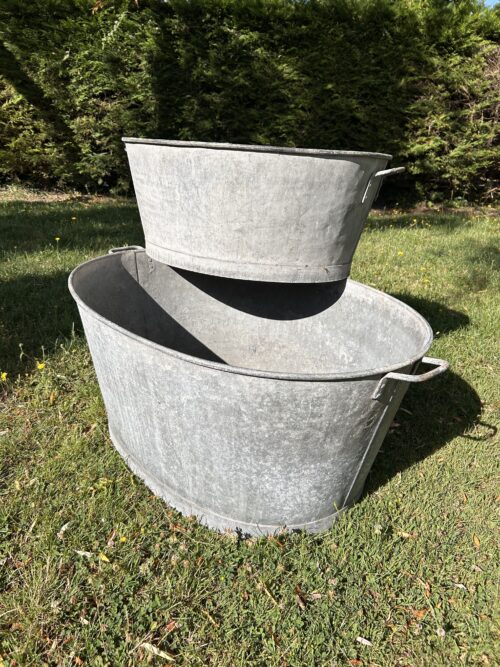 Bassine en zinc