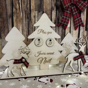 Calendrier de l'avant - décompte avant Noël